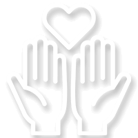 icon of a hand reaching up to a heart